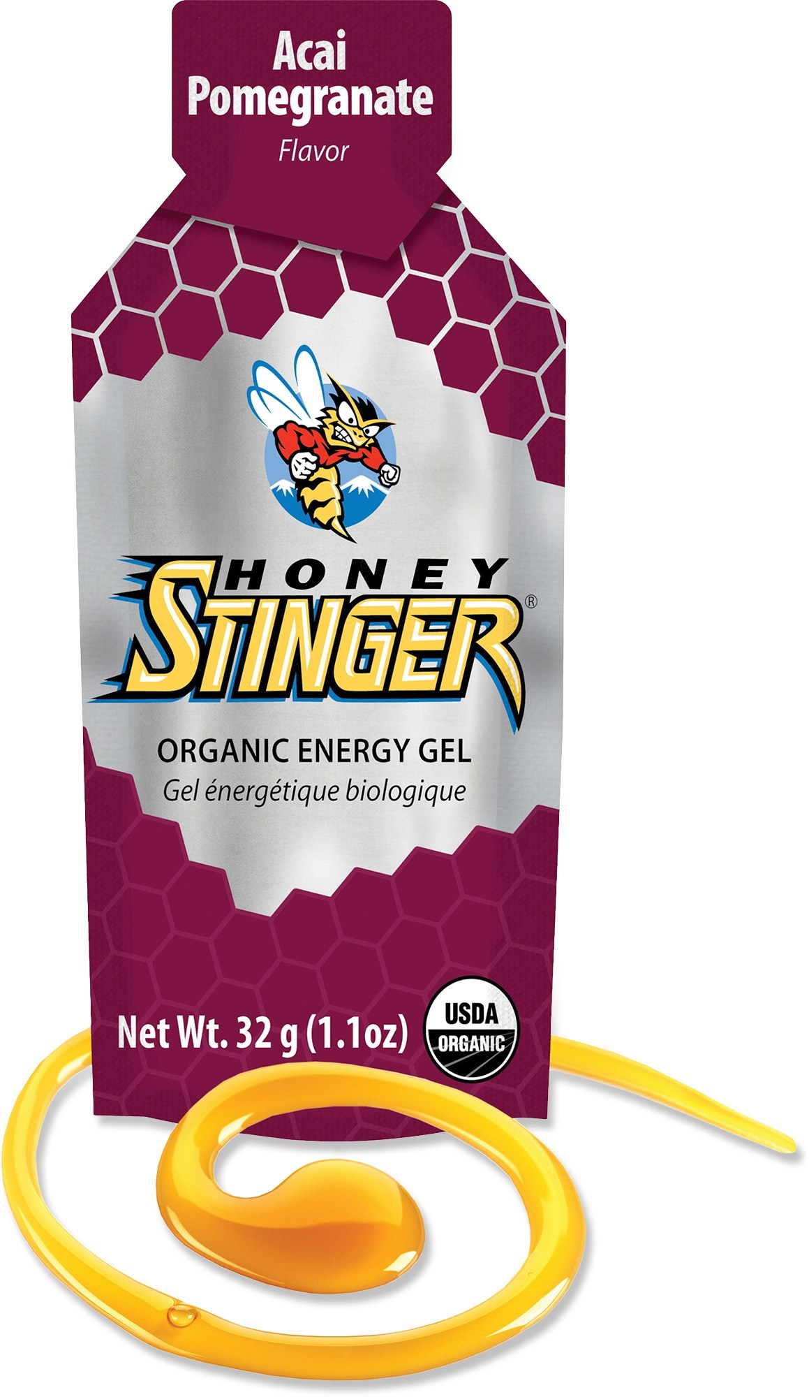 Органический энергетический гель Honey Stinger