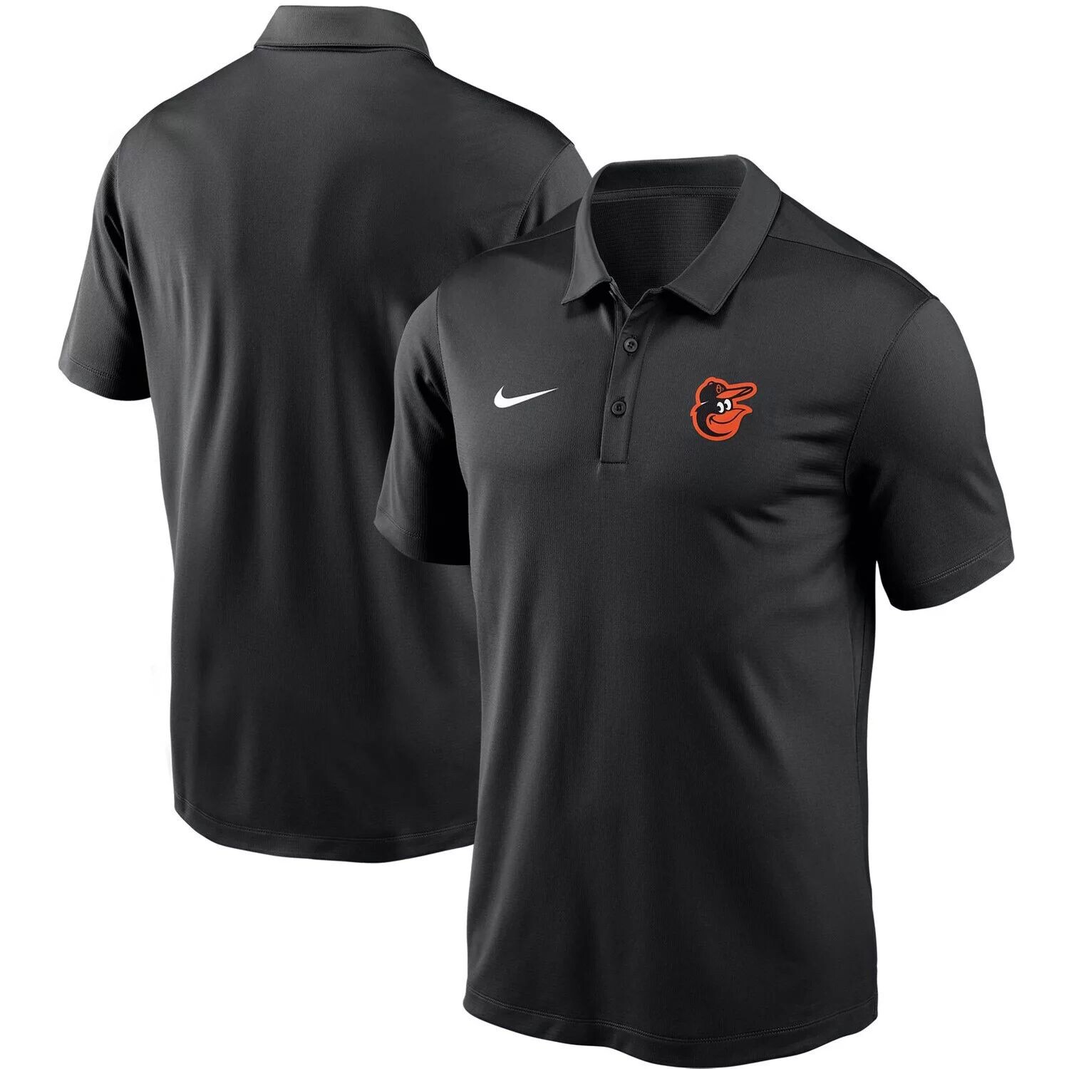 

Мужская футболка-поло Nike Black Baltimore Orioles Team Logo Franchise Performance