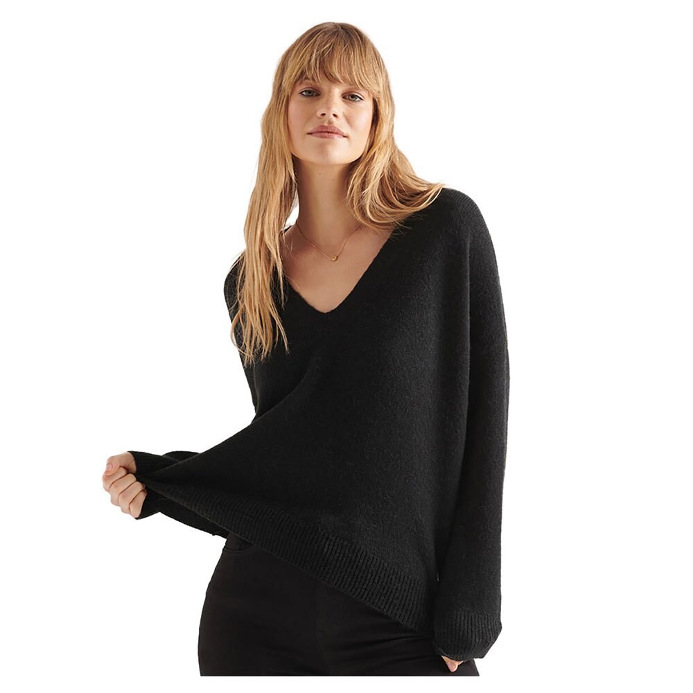 

Свитер Superdry Studios Slouch Vee Knit, черный
