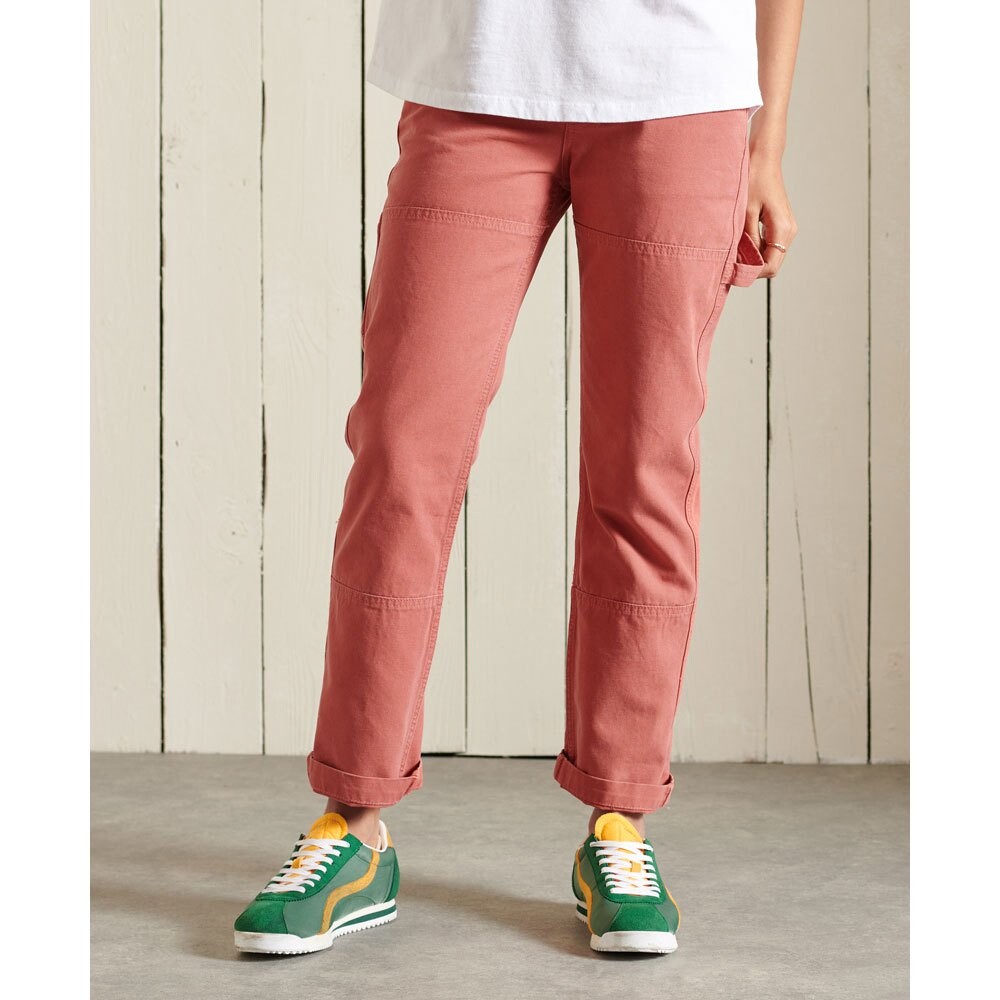 

Брюки Superdry High Rise Carpenter, оранжевый