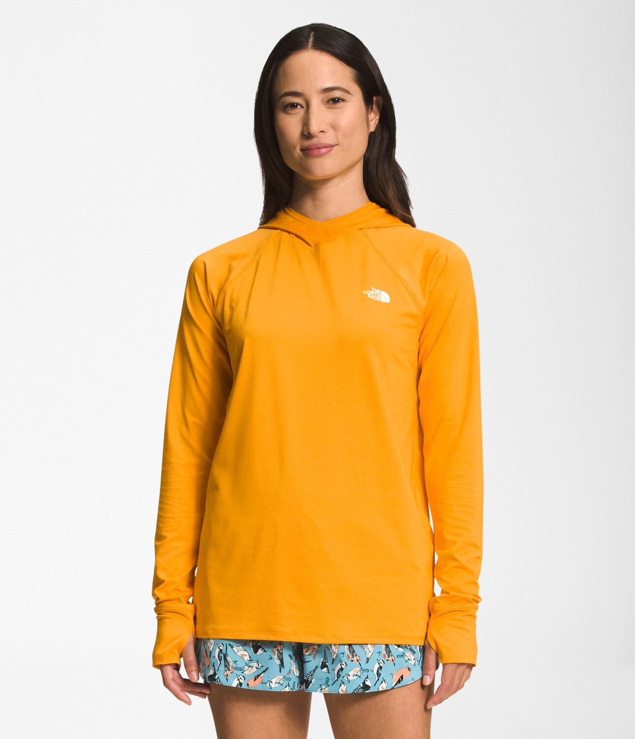 

Толстовка с капюшоном для воды класса V – женская The North Face, желтый