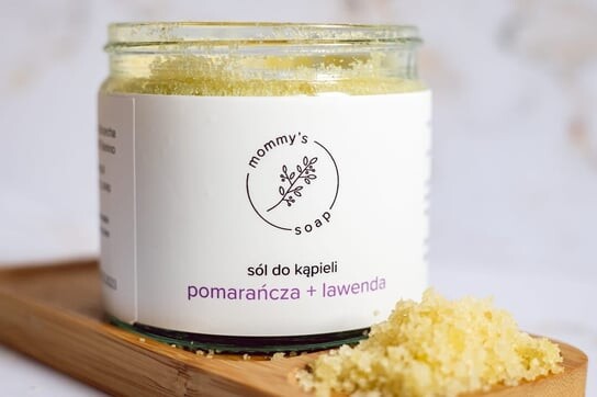 

Соль для ванн апельсин + лаванда, mommy’s soap