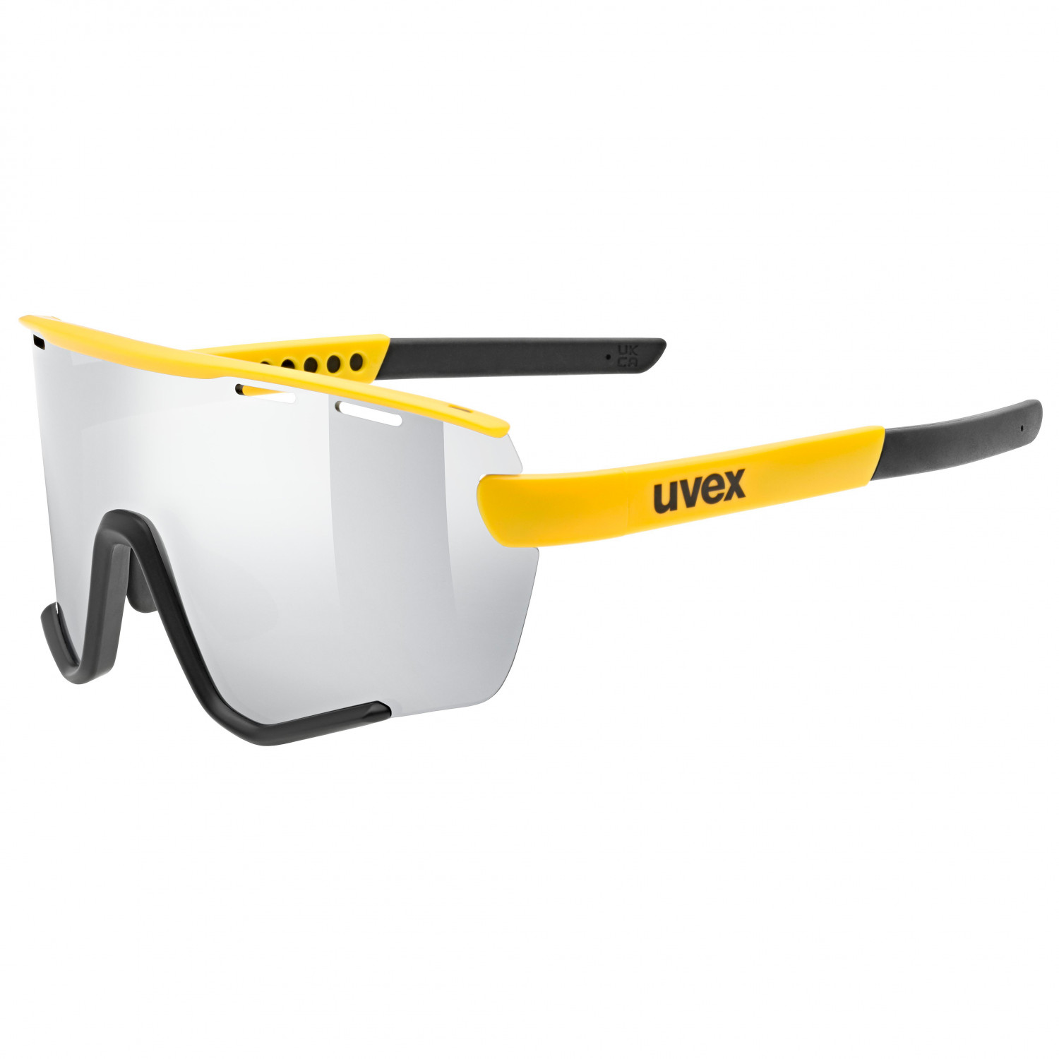 Велосипедные очки Uvex Sportstyle 236 Mirror Cat 0 3, цвет Sunbee/Black Matt