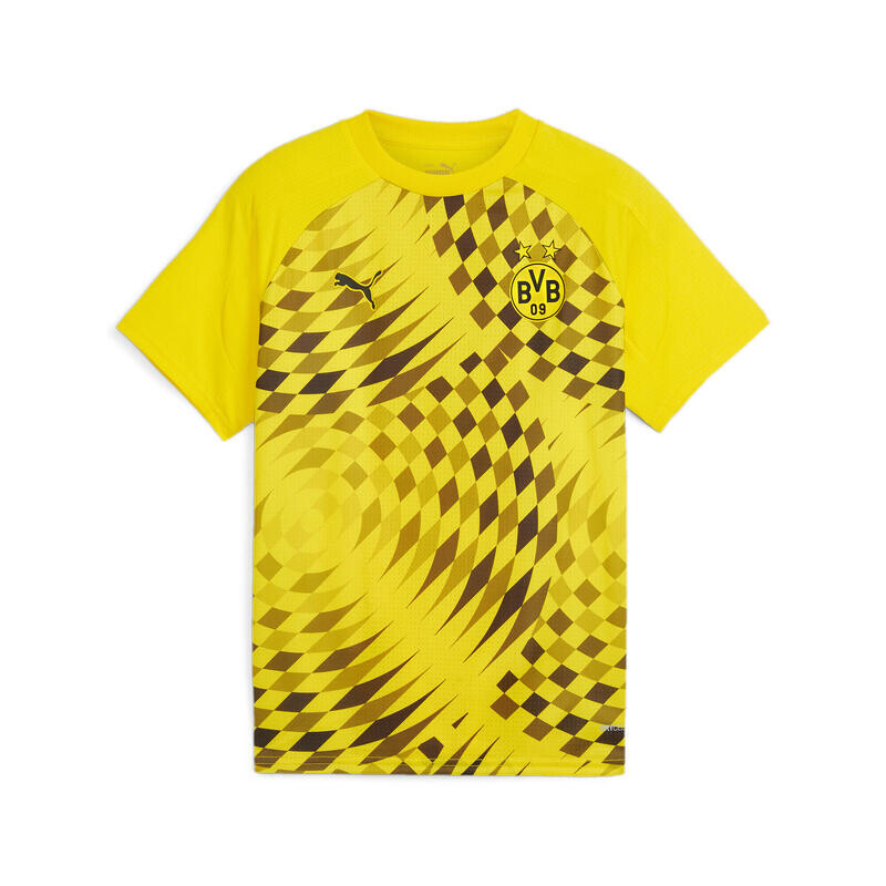 

Предматчевая футболка Боруссии Дортмунд молодежная PUMA Cyber Yellow Black