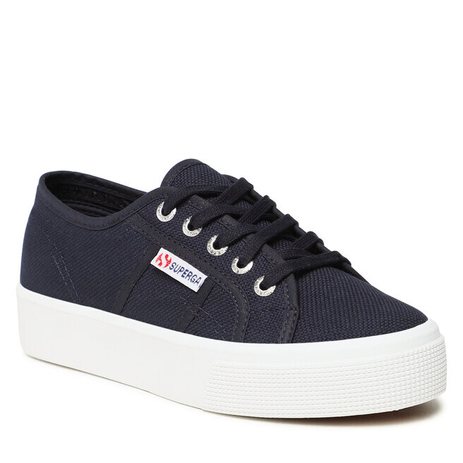 

Кроссовки Superga Midplatform, темно-синий