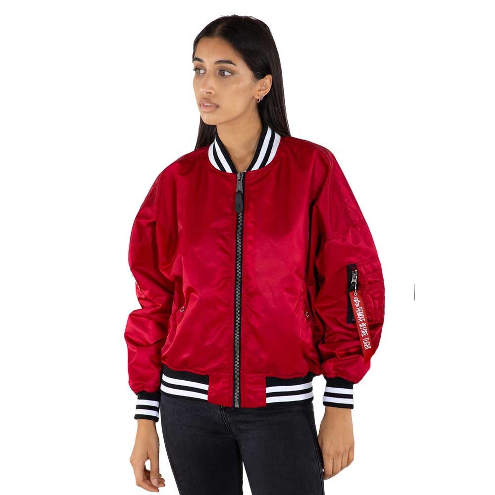 

Куртка Alpha Industries MA-1 OS Tipped, красный
