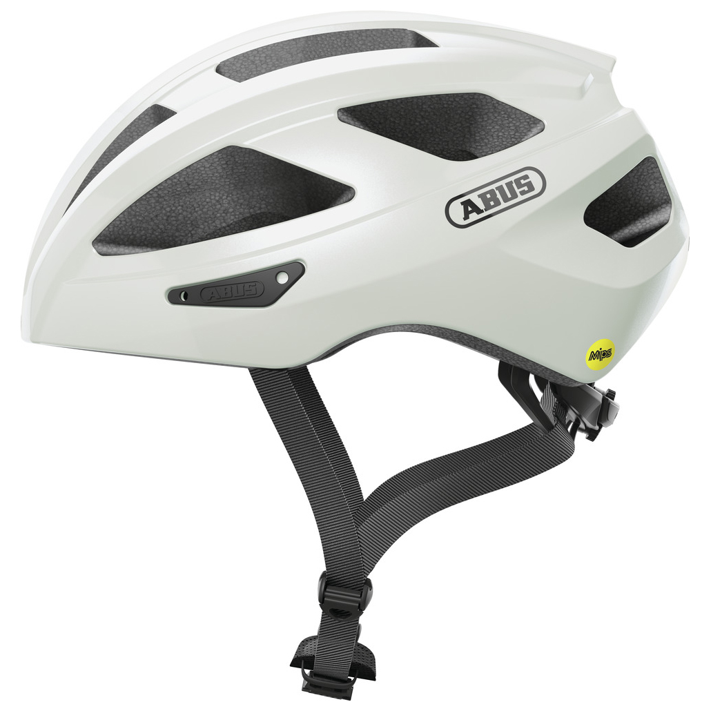 Велосипедный шлем Abus Macator MIPS, цвет Pearl White
