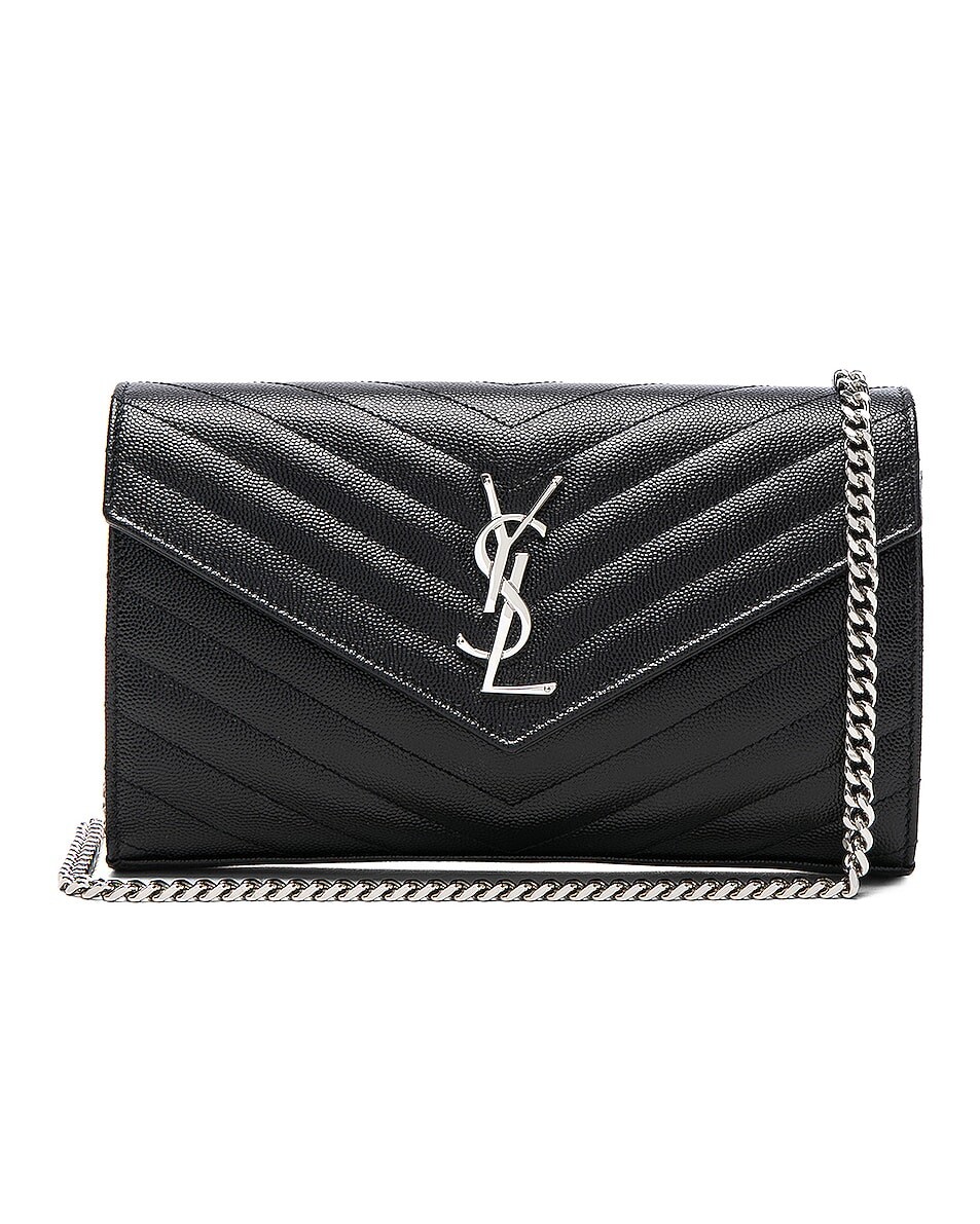 

Сумка Saint Laurent Monogramme Chain Wallet, черный