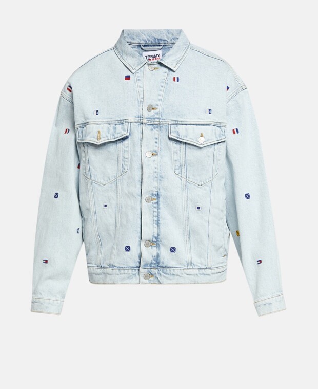 

Джинсовая куртка Tommy Jeans, светло-синий