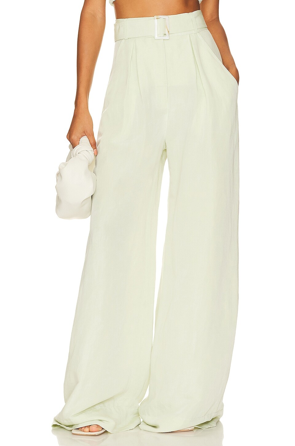 

Брюки MATTHEW BRUCH Wide Leg, цвет Pear