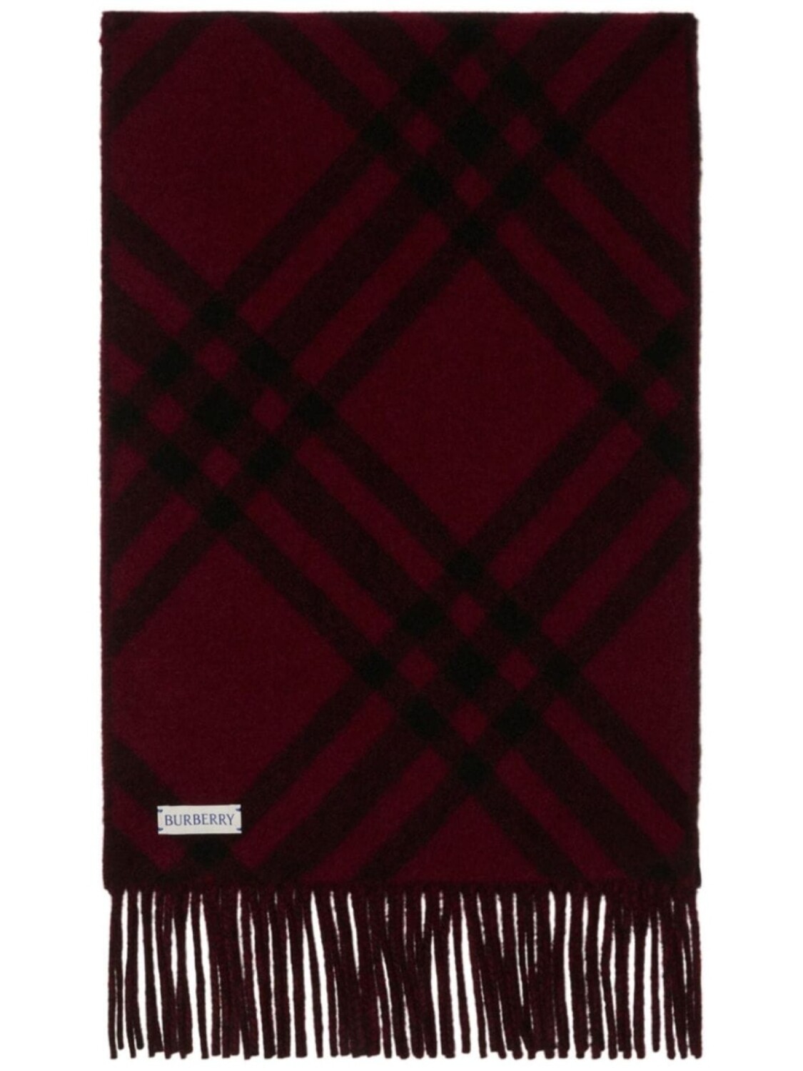 

Кашемировый шарф в клетку Burberry, черный
