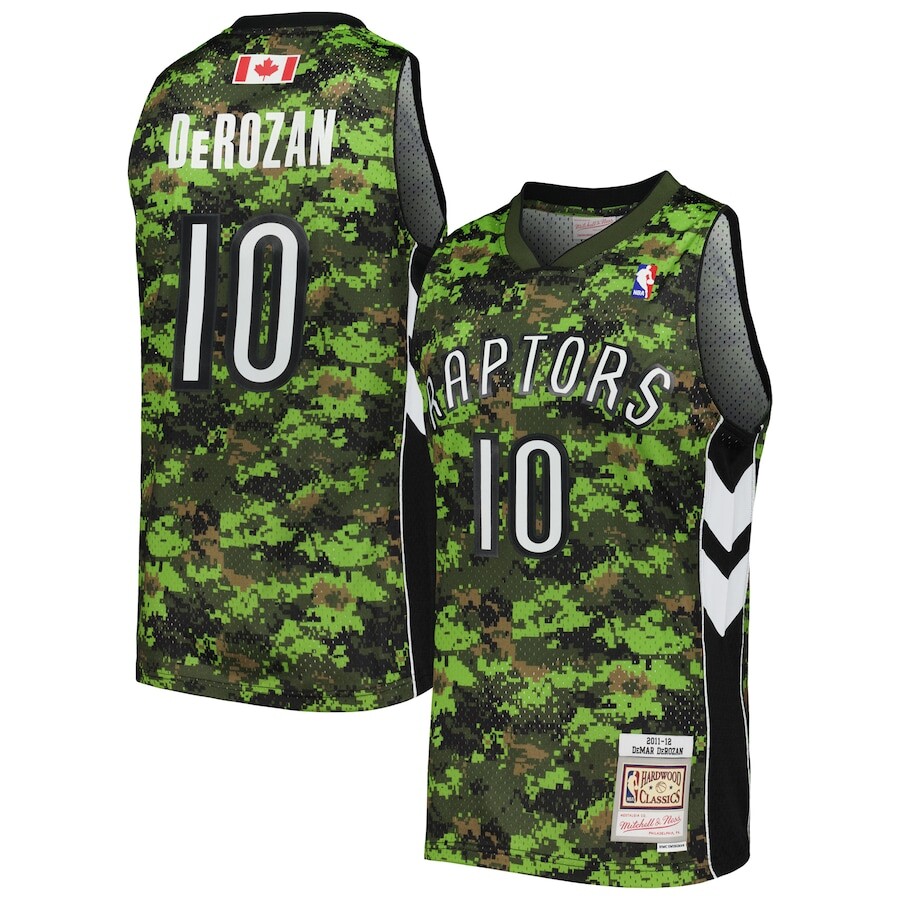 

Джерси Mitchell & Ness Toronto Raptors, камуфляж