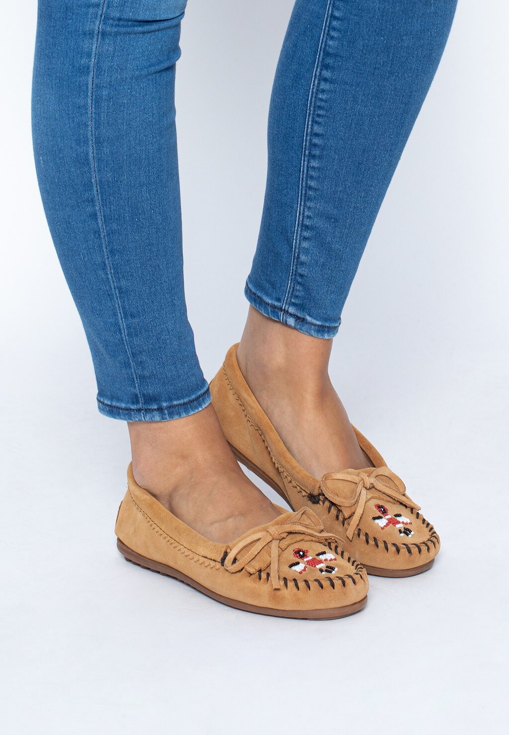 

Мокасины THUNDERBIRD Minnetonka, цвет light brown