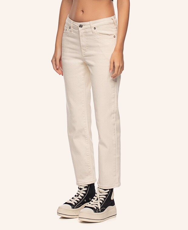 

Прямые джинсы True Religion, цвет Wool White