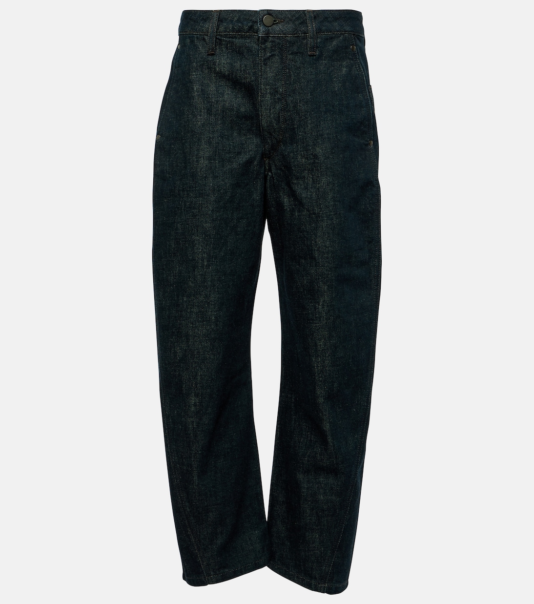 Прямые джинсы со средней посадкой Lemaire, синий прямые джинсы weezy со средней посадкой alice olivia синий