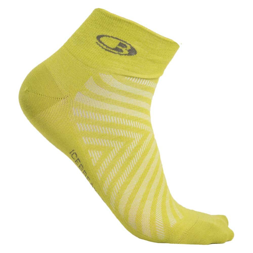 

Носки Icebreaker Run+ Ultralight Mini Merino, желтый
