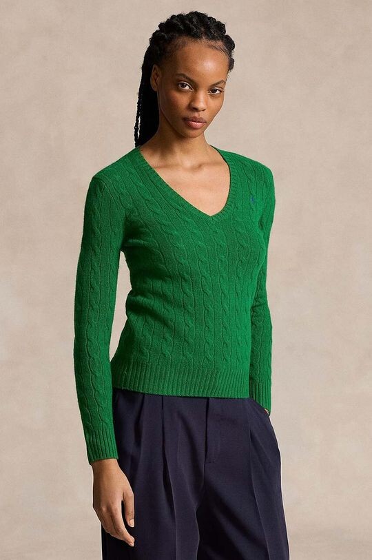 

Шерстяной свитер Polo Ralph Lauren, зеленый