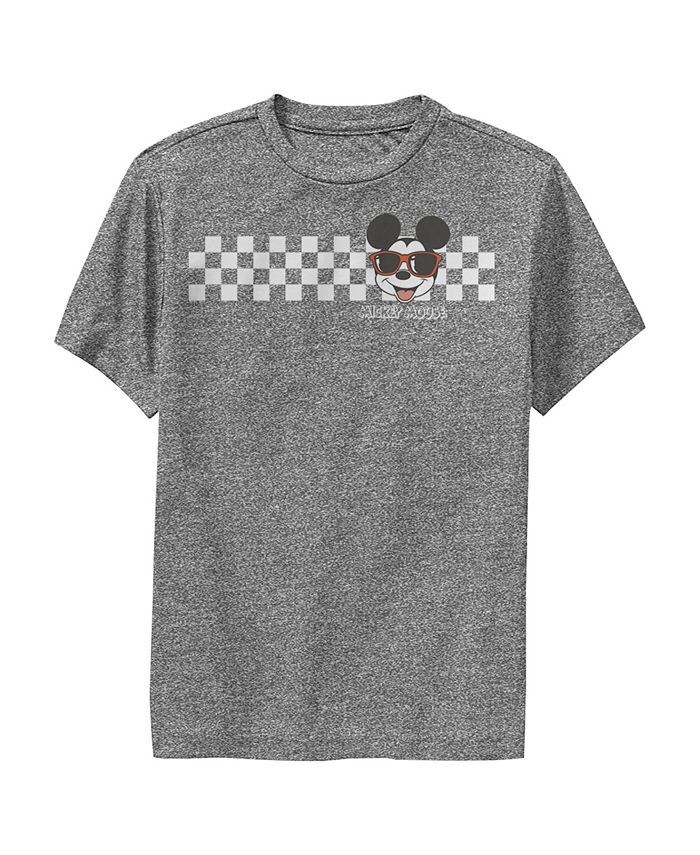 

Мальчик Микки & Детская футболка в клетку Friends Mickey Mouse Disney, серый