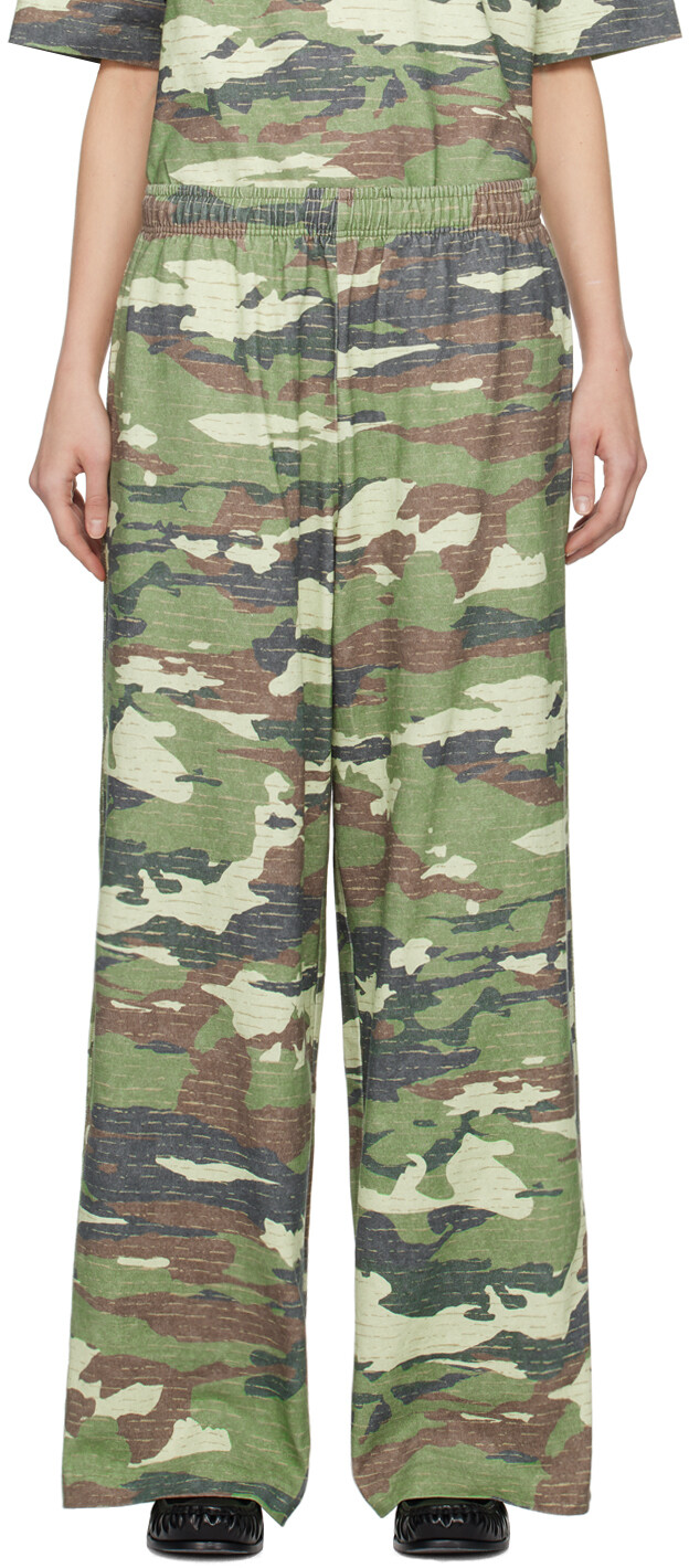 

Брюки хаки с кристаллами Acne Studios