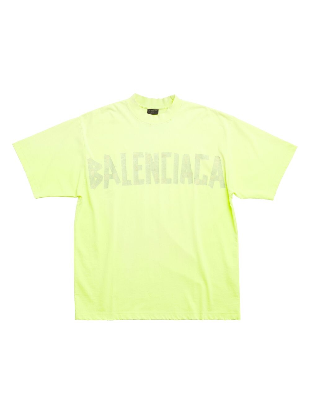 

Футболка с тесьмой средней посадки Balenciaga, желтый