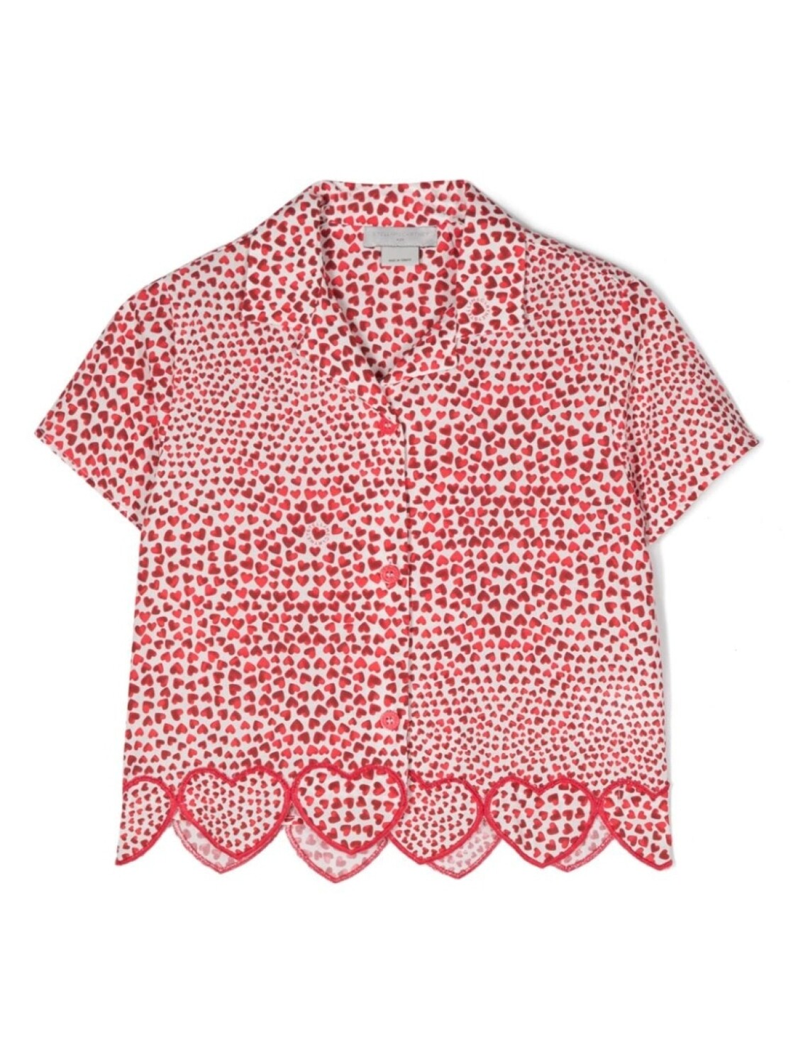 

Stella McCartney Kids рубашка с принтом, красный