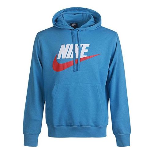 Толстовка Nike Sportswear Logo AS Nike Sportswear HBR PO Blue, синий