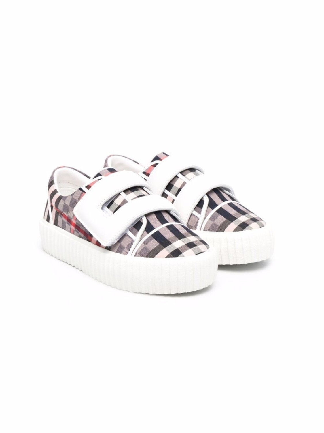

Burberry Kids кеды в клетку Vintage Check, розовый