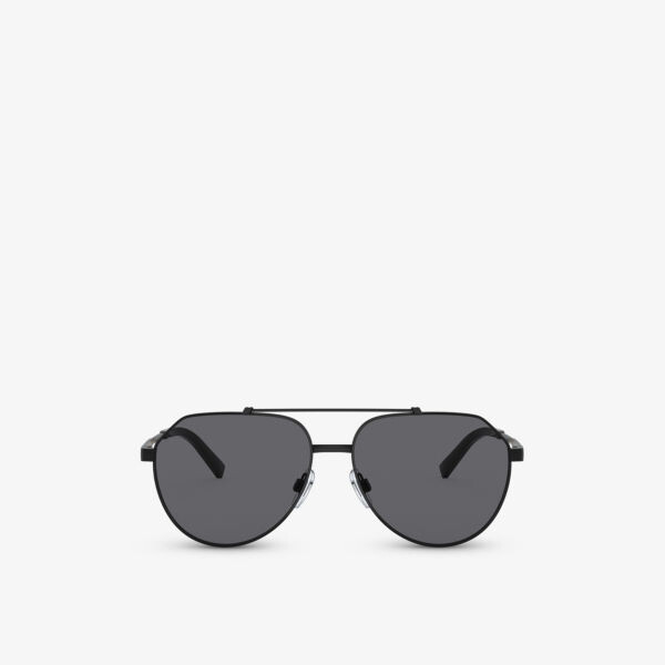 

Солнцезащитные очки dg2288 в стальной оправе Dolce & Gabbana, черный