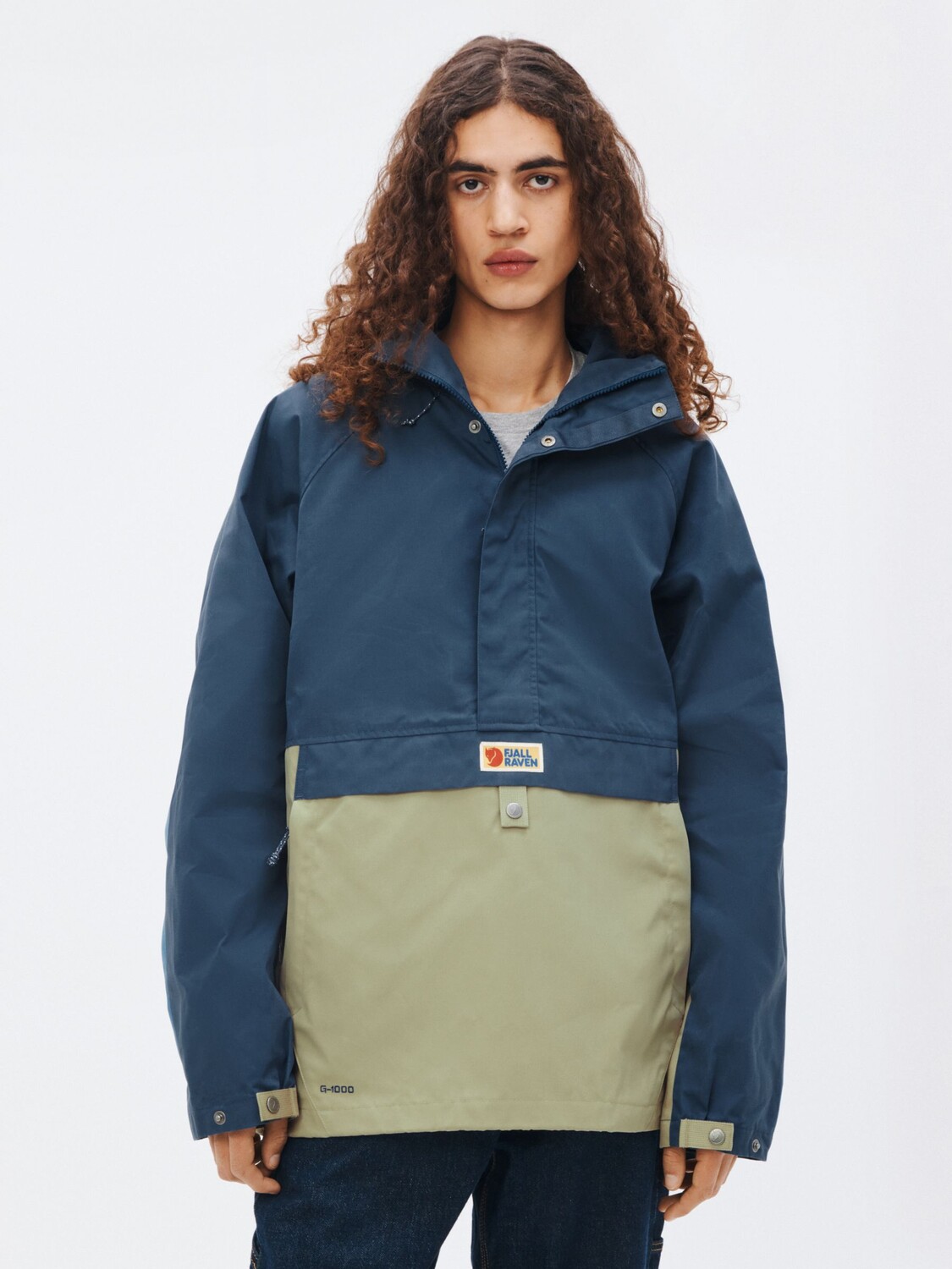 

Куртка-анорак Fjällräven Vardag Color Block, Uncle Blue
