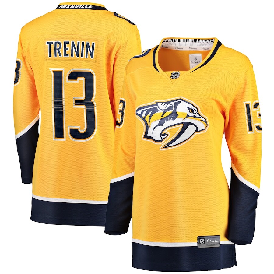 

Джерси Fanatics Branded Nashville Predators, золотой