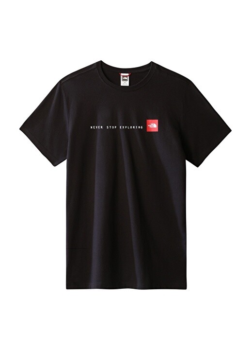 

Черная мужская футболка с круглым вырезом The North Face, Черный