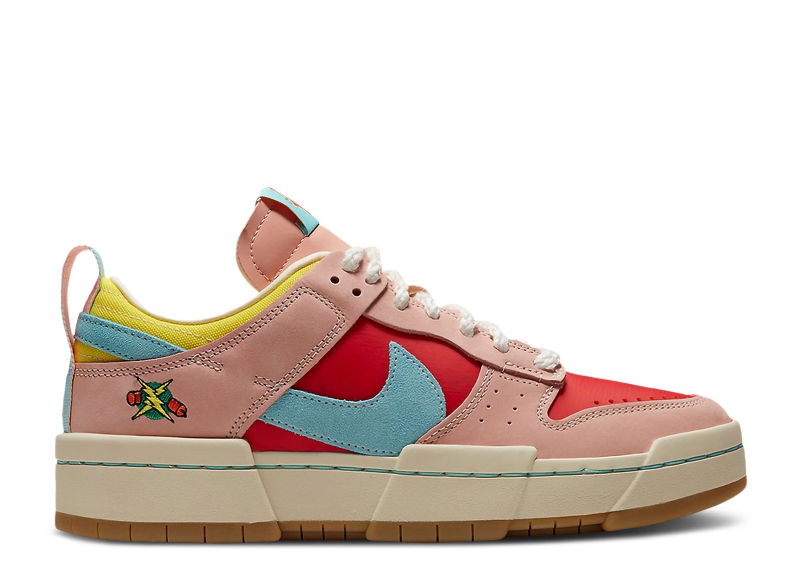 

Кроссовки Nike Wmns Dunk Low Disrupt 'Chinese New Year - Firecracker', розовый