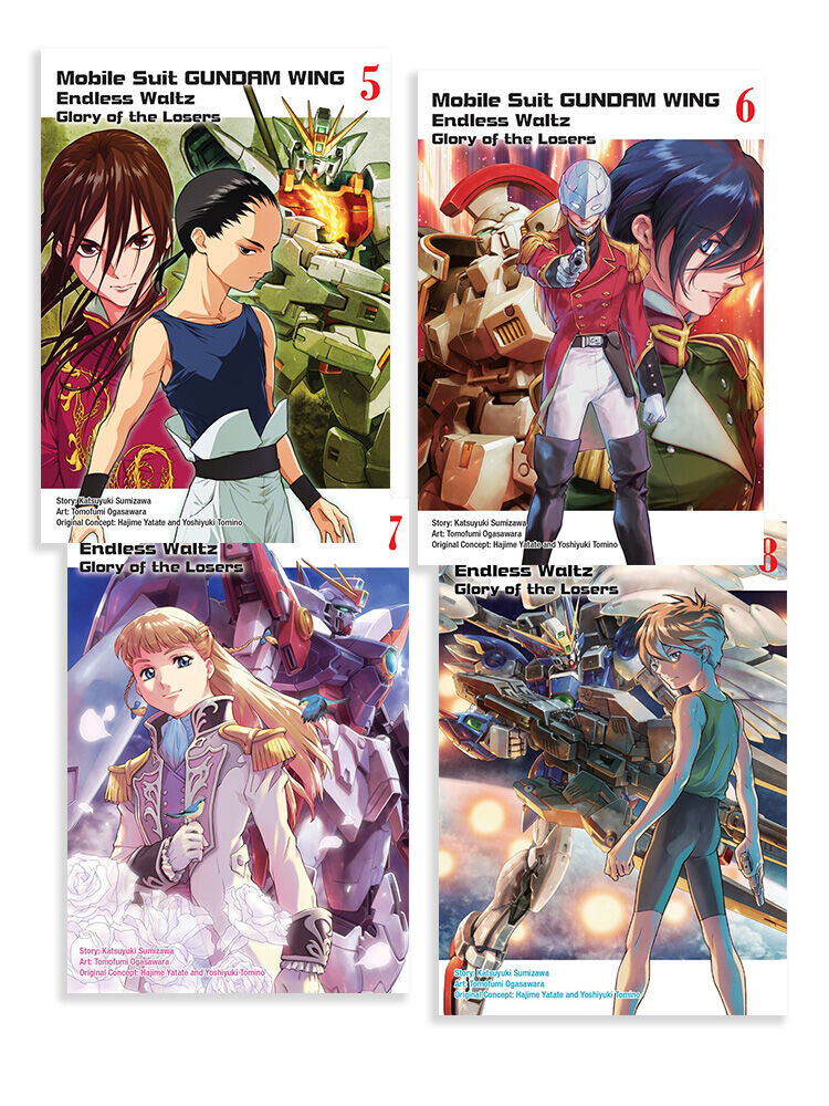

Манга Mobile Suit Gundam Wing Glory of Losers Manga (5-8) Bundle