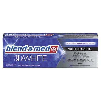 Зубная паста Blend-A-Med 3D White с углем 75 мл