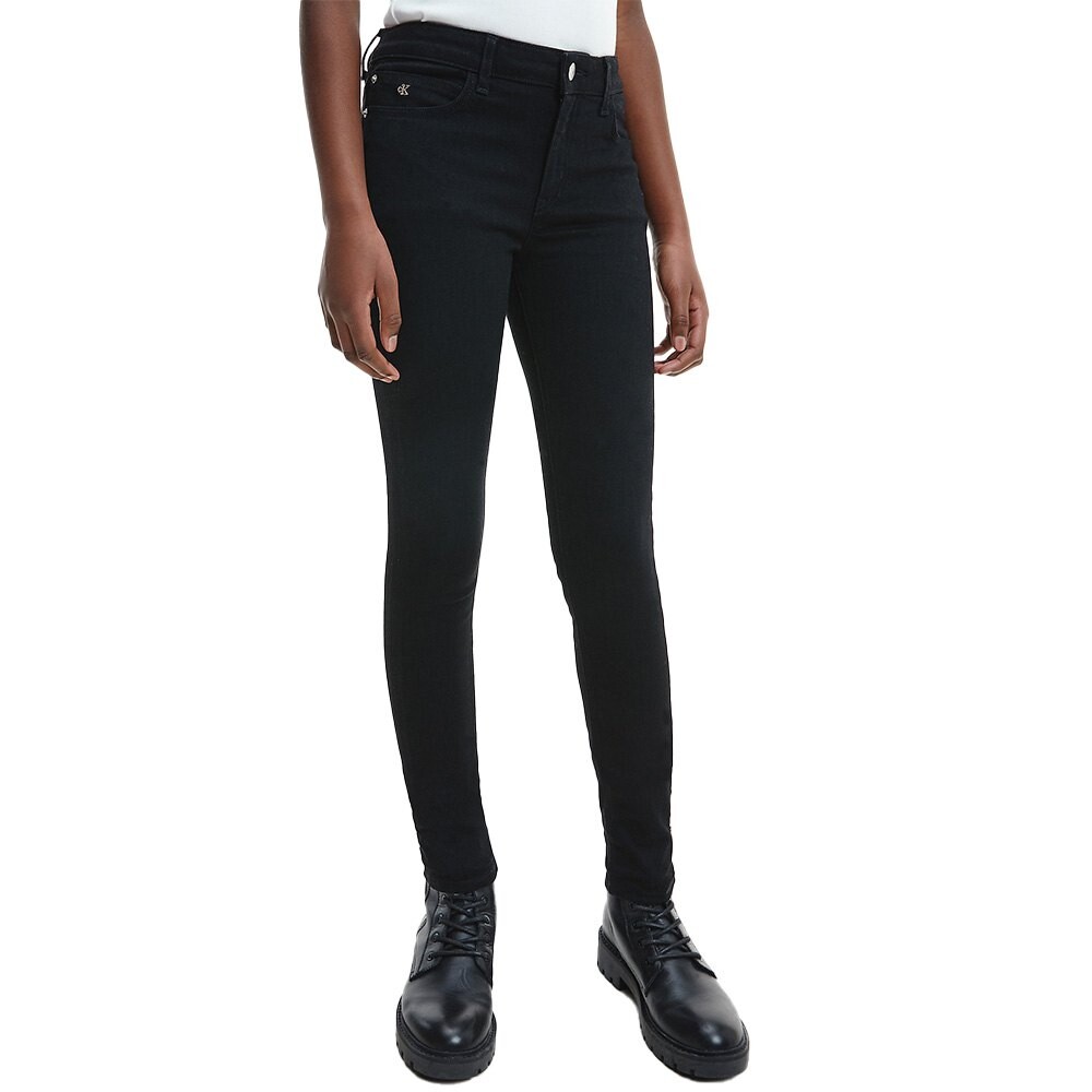 

Джинсы Calvin Klein Skinny Clean Black Stretch Mid Waist, черный