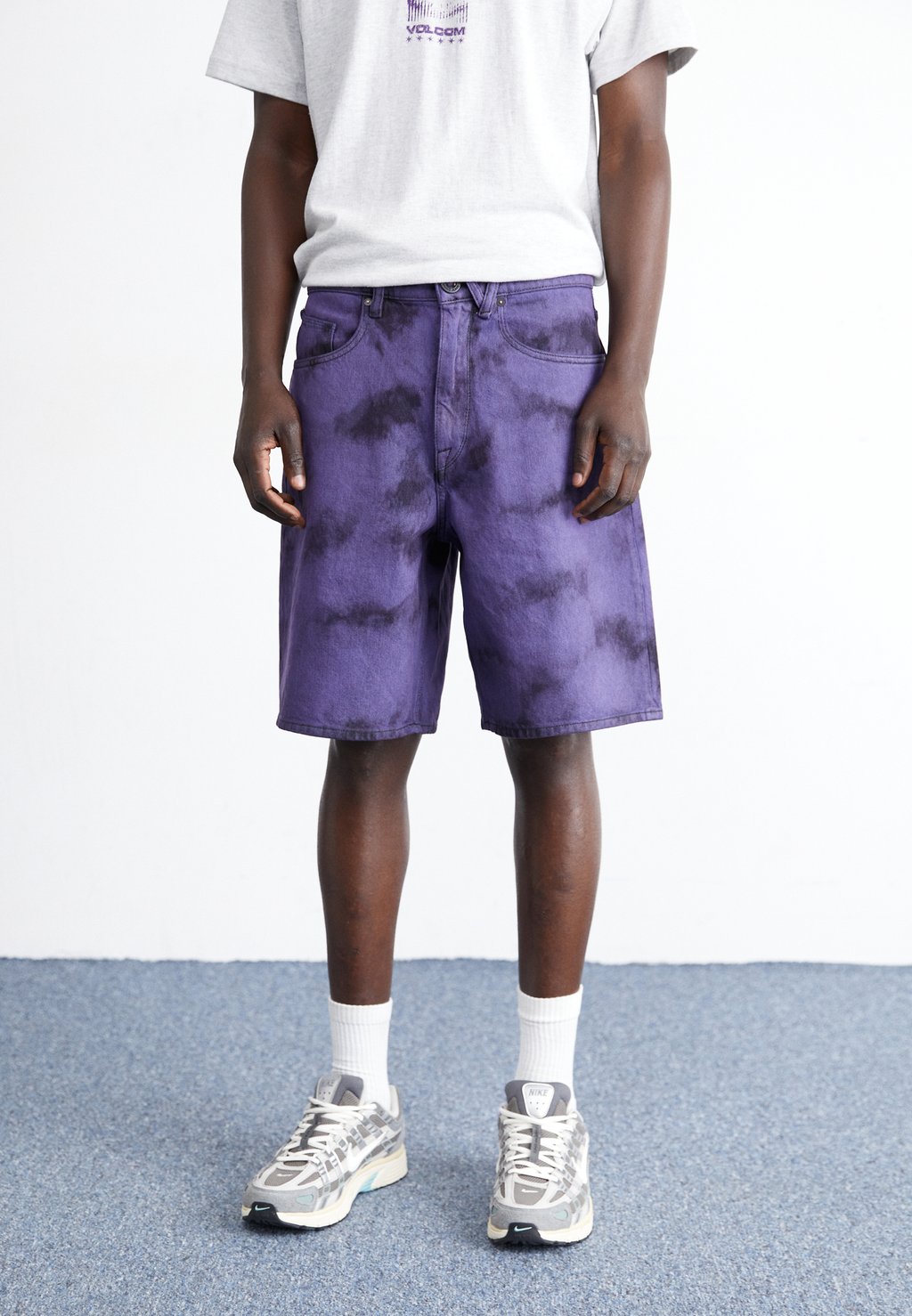Джинсовые шорты BILLOW Volcom, цвет deep purple deep purple whoosh винил 12” 2lp