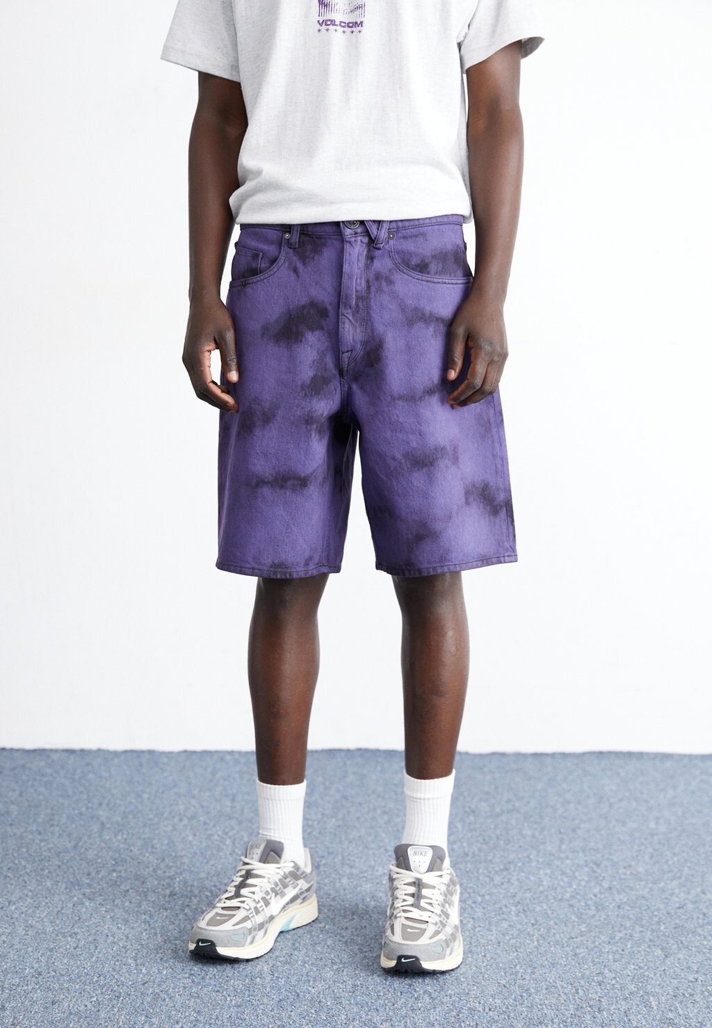 

Джинсовые шорты BILLOW Volcom, цвет deep purple