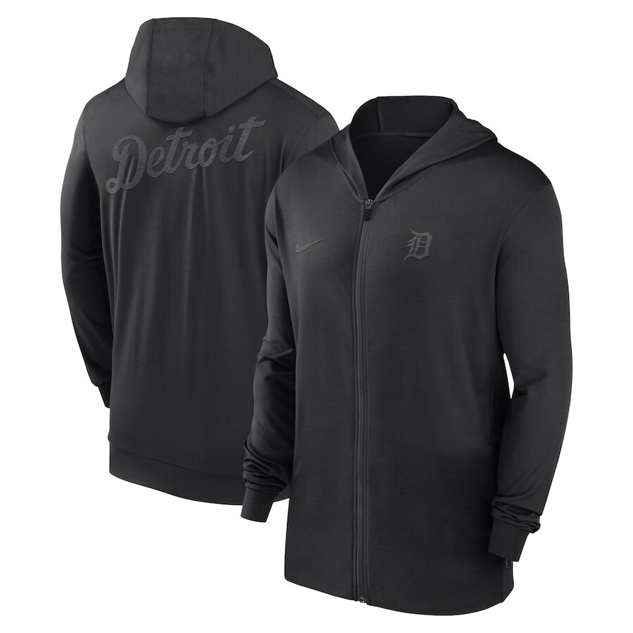 

Толстовка на молнии Nike Detroit Tigers, черный