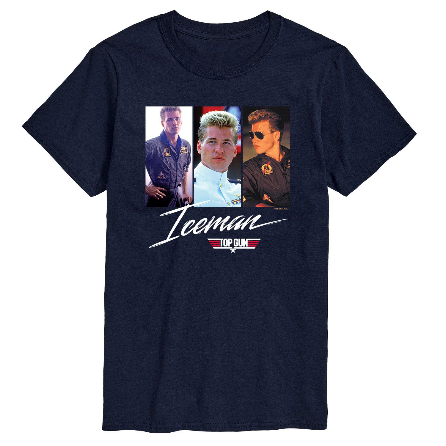 Мужская футболка Top Gun Iceman Licensed Character