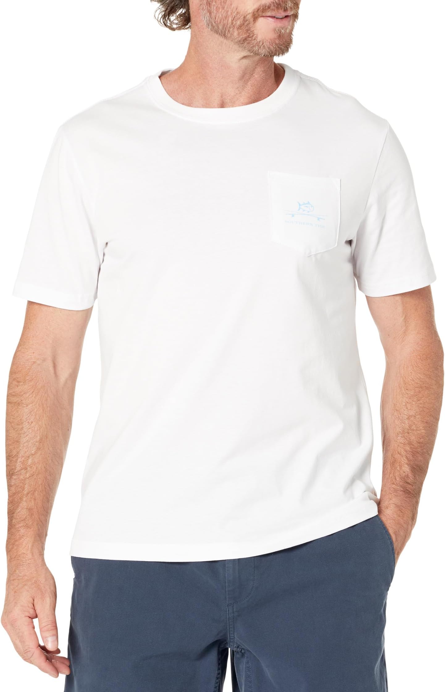 

Рыбалка в футболке для серфинга Southern Tide, цвет Classic White