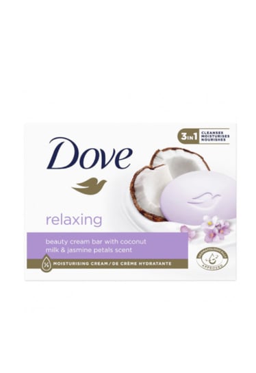 Расслабляющее мыло 3в1 «Кокосовое молоко и жасмин», 90 г Dove, Unilever