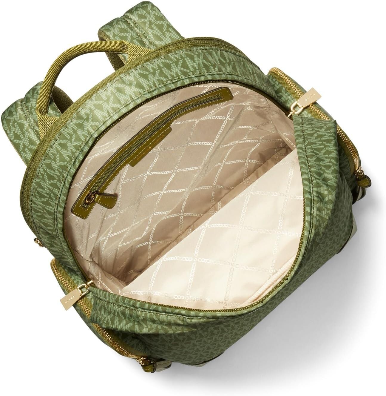 

Большой женский рюкзак Michael Kors Prescott, дымчато-оливковый, один размер