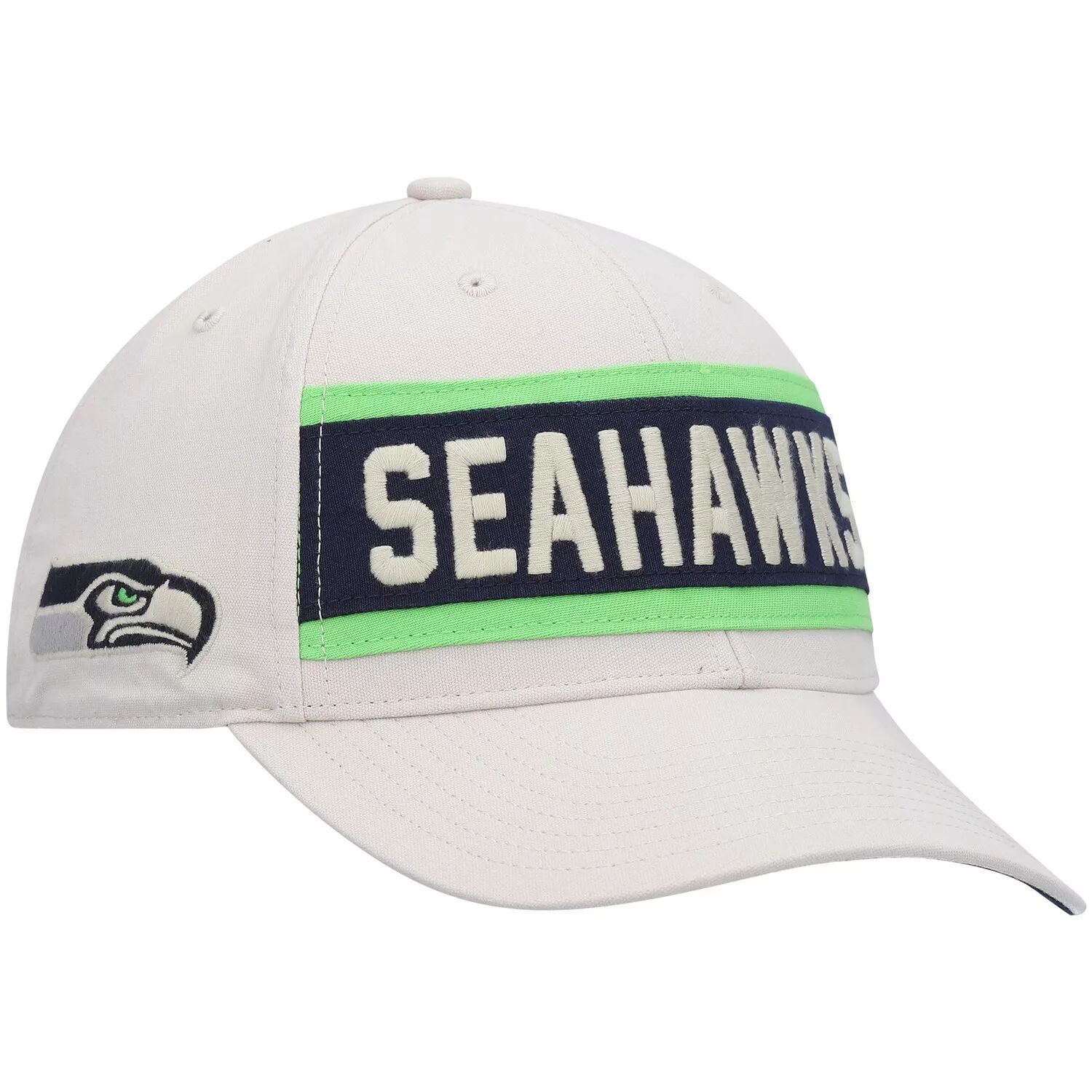 Мужская регулируемая кепка кремового цвета Seattle Seahawks Crossroad MVP '47