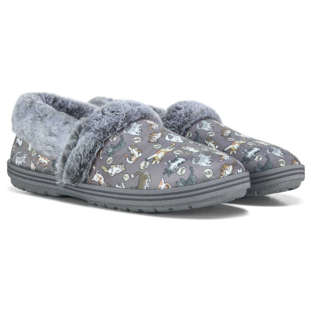 

Женские тапочки BOBS для собак Too Cozy Skechers, серый
