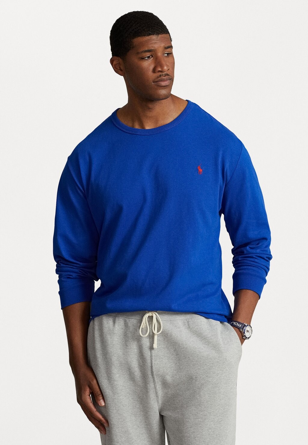 

Футболка с длинными рукавами LONG SLEEVE Polo Ralph Lauren Big & Tall, сапфировая звезда