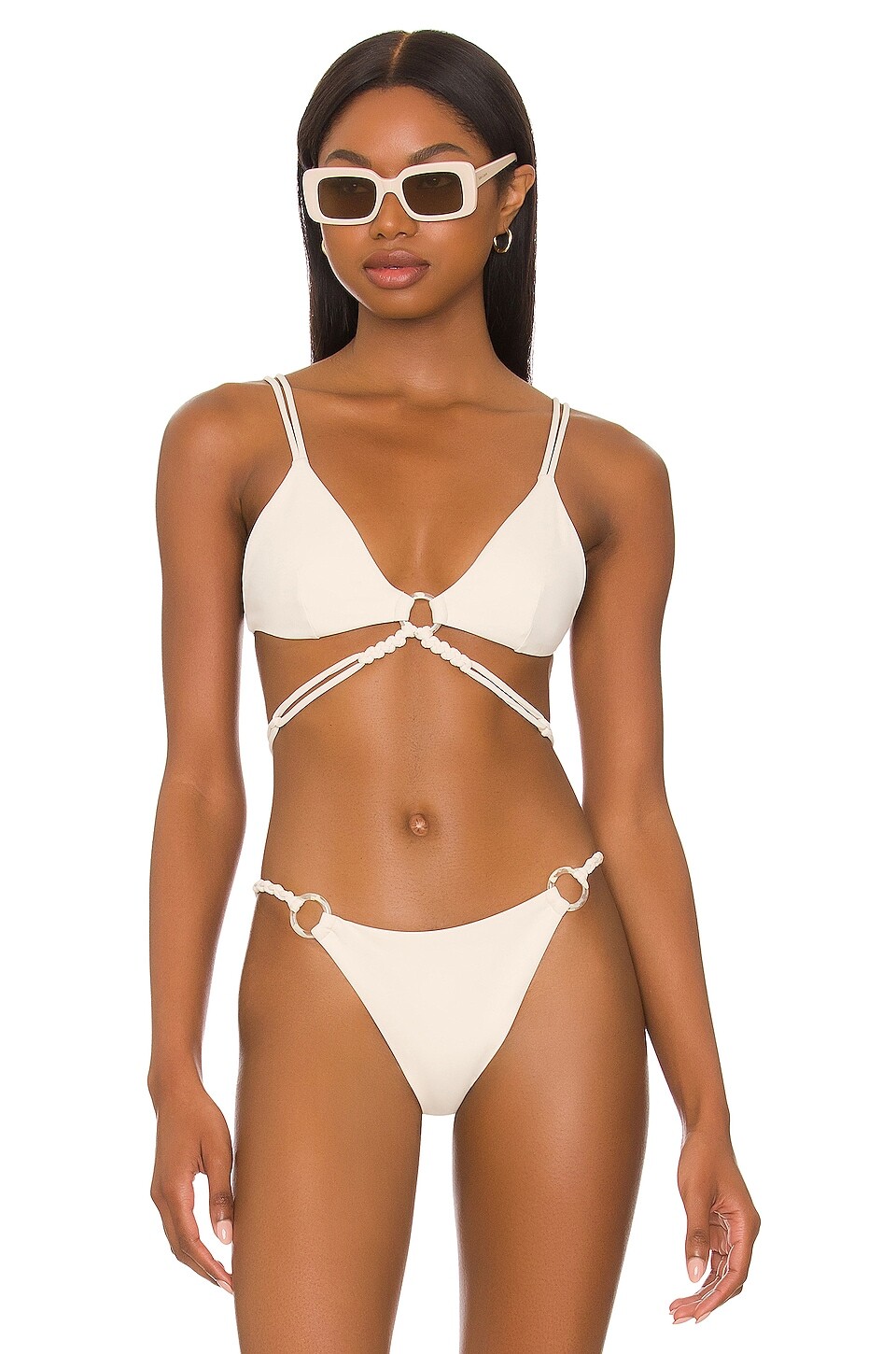 

Топ бикини SIMKHAI Shaya Cut Out, цвет Ceramic