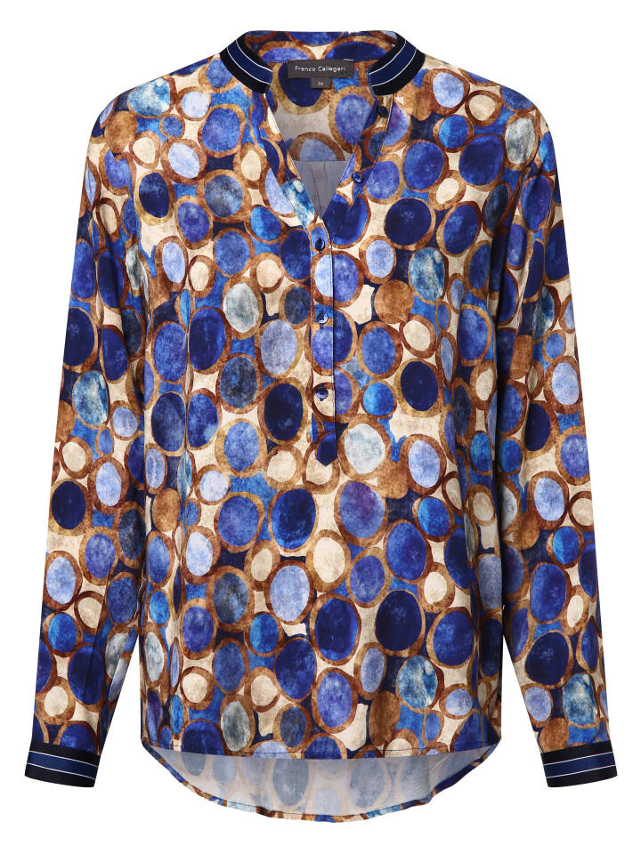 

Блуза Franco Callegari nshirt, цвет blau braun