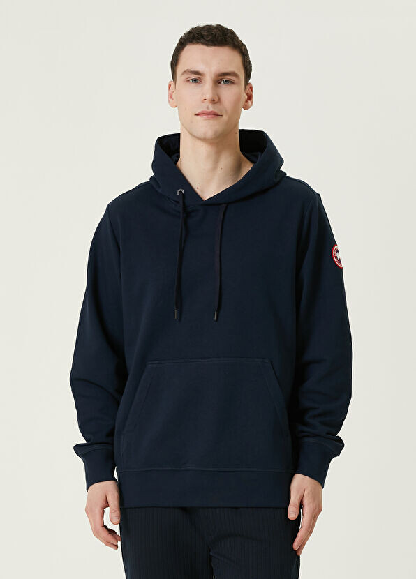 

Толстовка с капюшоном и логотипом Canada Goose, синий
