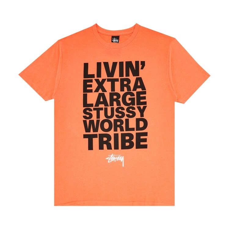 

Футболка Stussy Livin' XL Block 'Infrared', красный