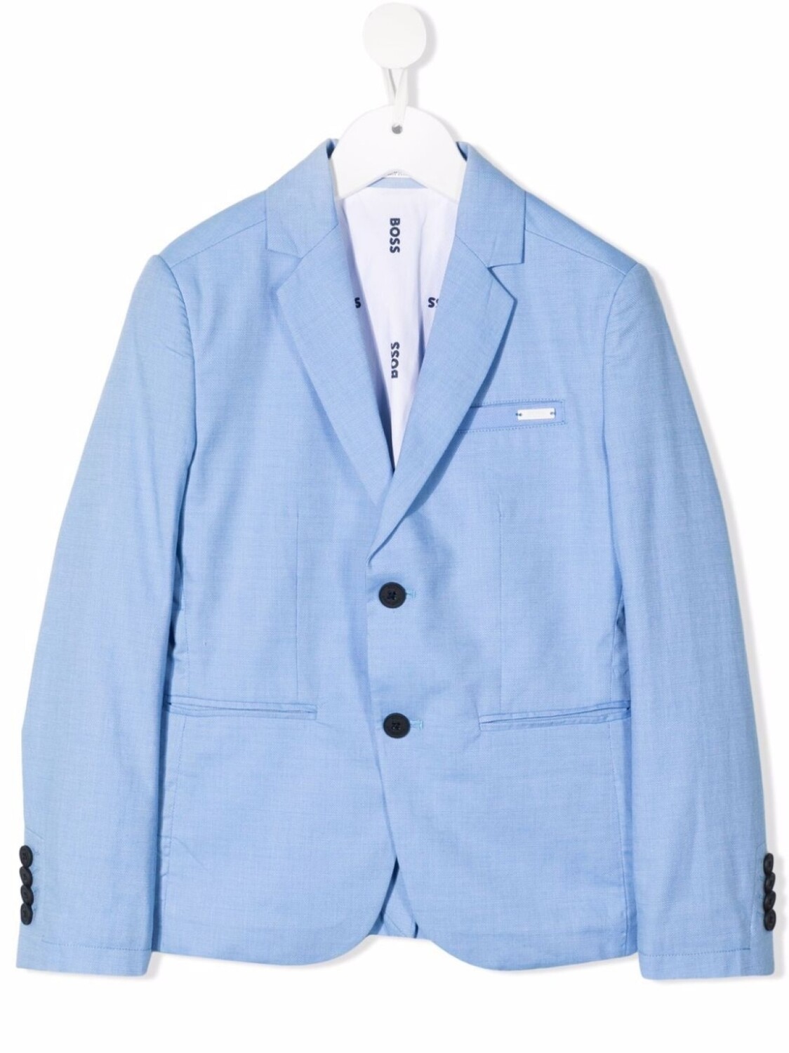 

BOSS Kidswear блейзер строгого кроя, синий